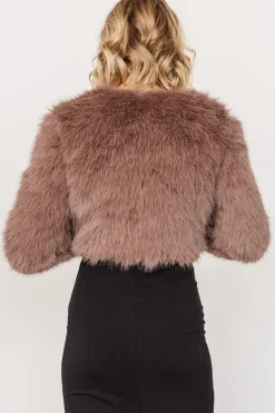 Outlet Baltic Born Maserati Crop Faux Fur Coat | Mink