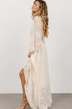 Best Baltic Born Mayfair High Low Maxi Dress | Vintage Cream