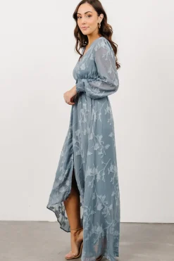 Hot Baltic Born Mayfair High Low Maxi Dress | Dusty Blue