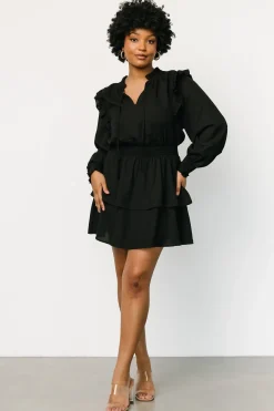 Online Baltic Born Maylee Tiered Short Dress | Black