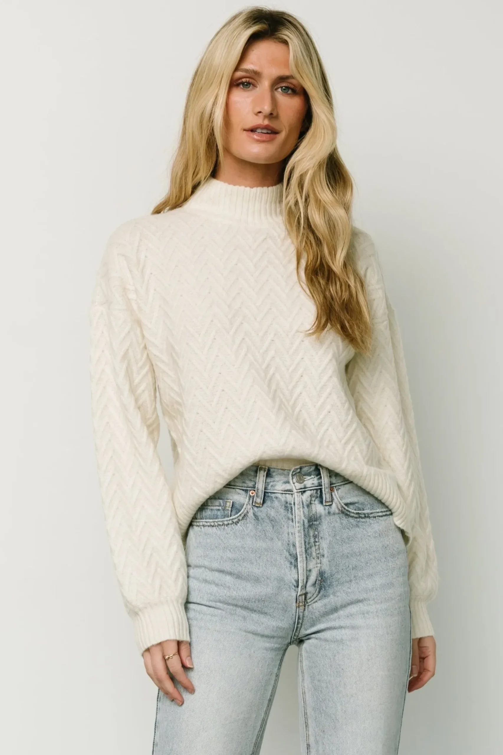 Clearance Baltic Born McRae Knit Sweater | Ivory