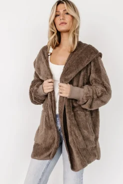 Clearance Baltic Born Melrose Teddy Jacket | Brown