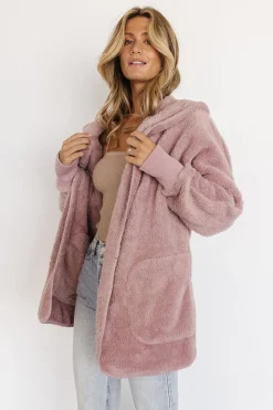 Best Baltic Born Melrose Teddy Jacket | Dusty Lilac