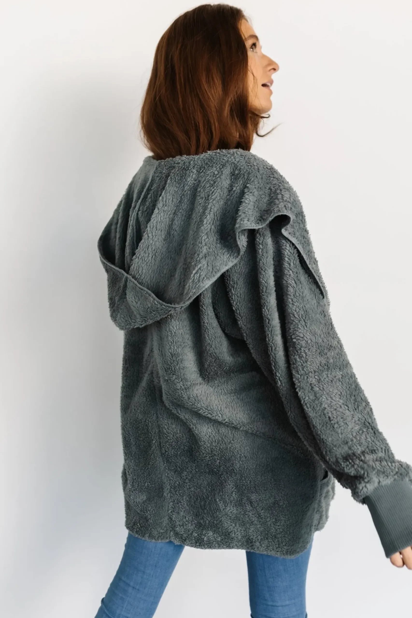 Online Baltic Born Melrose Teddy Jacket | Dusty Blue