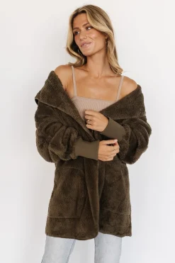 Hot Baltic Born Melrose Teddy Jacket | Oatmeal