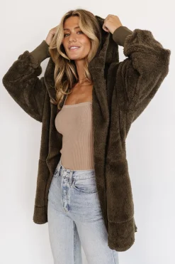 Discount Baltic Born Melrose Teddy Jacket | Olive