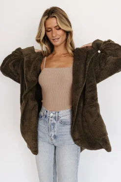 Discount Baltic Born Melrose Teddy Jacket | Olive