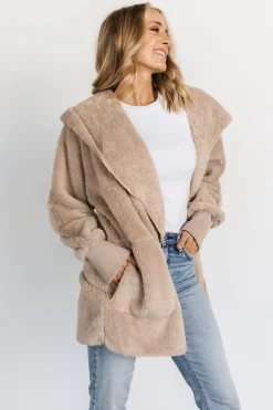 Clearance Baltic Born Melrose Teddy Jacket | Taupe