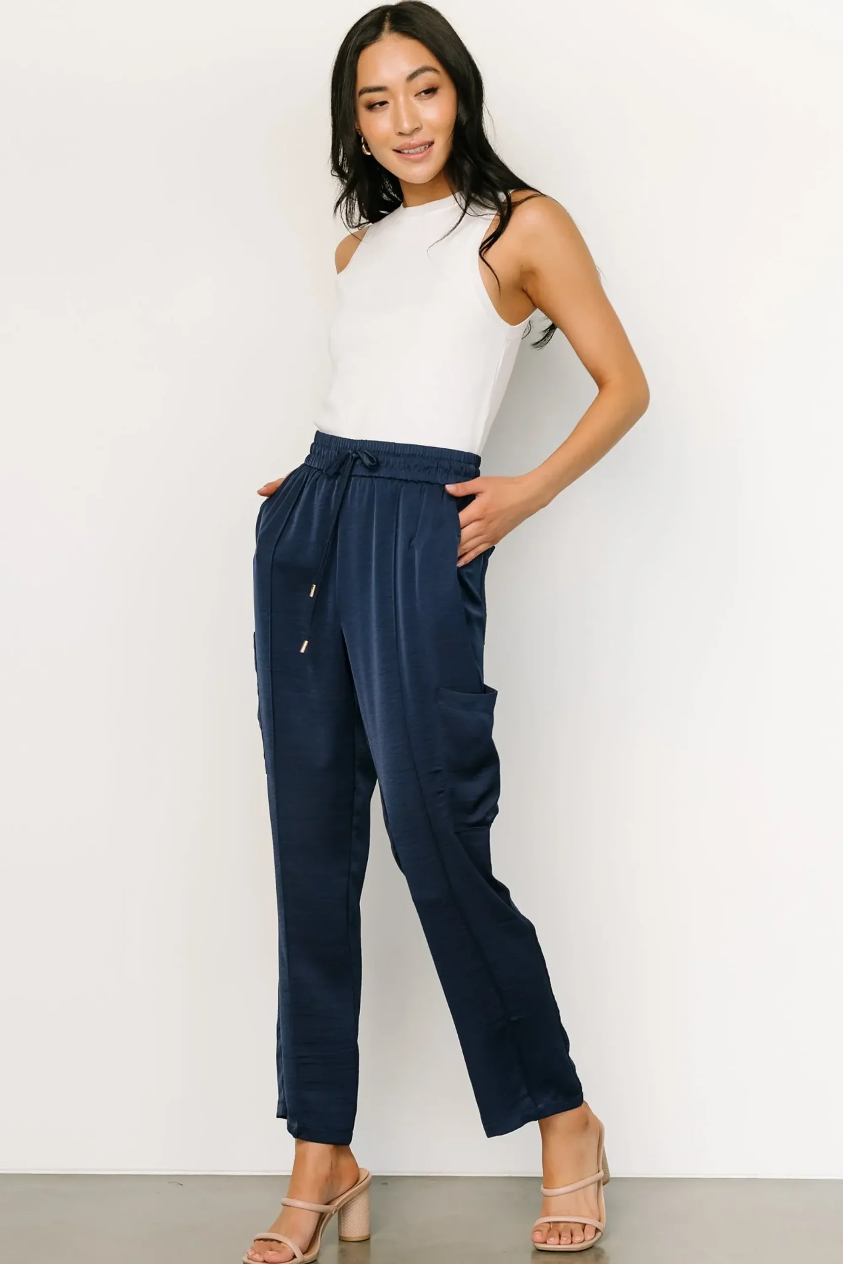 Outlet Baltic Born Memphis Pocket Jogger Pants | Navy