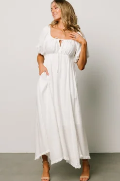 Best Baltic Born Meredee Puff Sleeve Dress | Off White