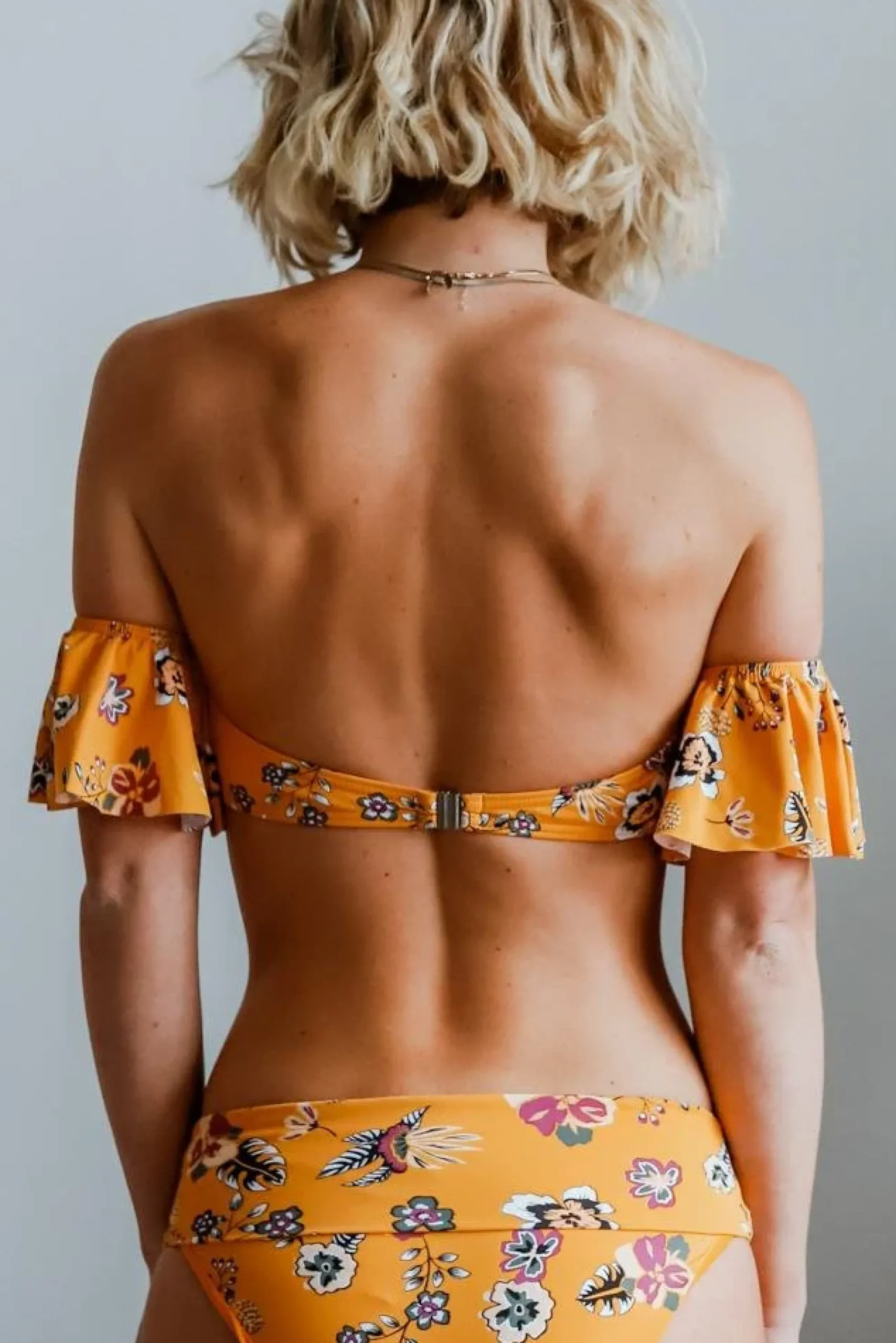 Discount Baltic Born Miami Bikini Top | Yellow Floral