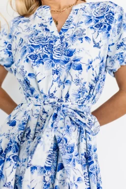 Sale Baltic Born Mikki Mini Dress | White + Blue