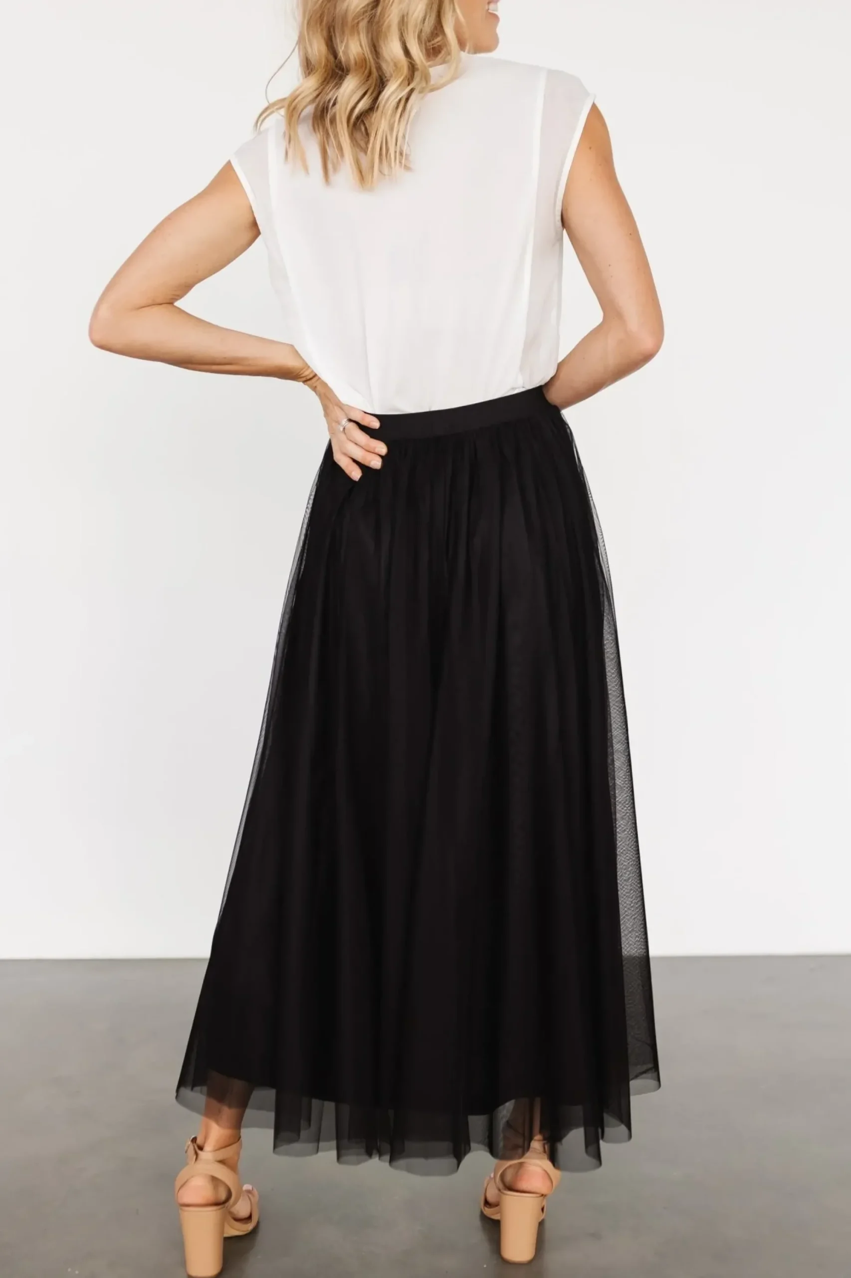 Online Baltic Born Mila Tulle Skirt | Black