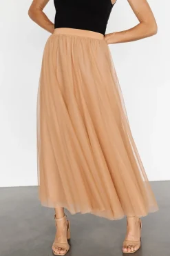 Outlet Baltic Born Mila Tulle Skirt | Caramel