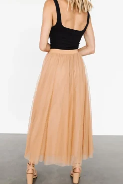 Outlet Baltic Born Mila Tulle Skirt | Caramel