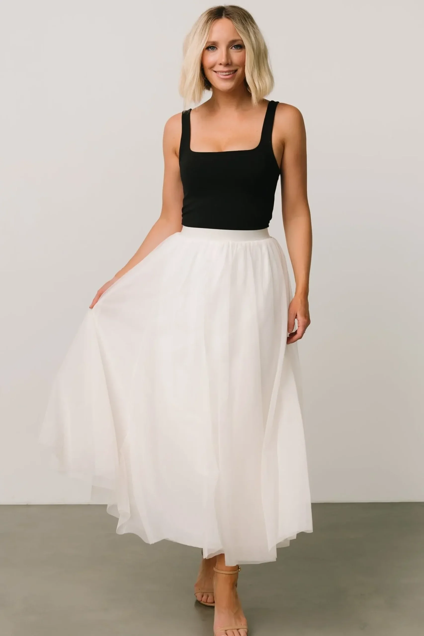 Fashion Baltic Born Mila Tulle Skirt | Cream