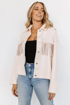 Discount Baltic Born Mills Fringe Jacket | Ivory