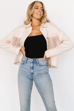 Discount Baltic Born Mills Fringe Jacket | Ivory