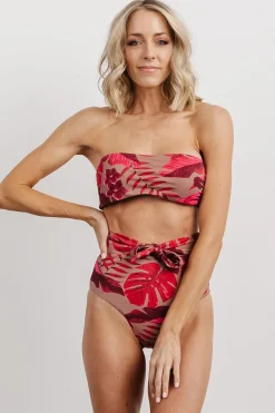 Discount Baltic Born Milos Bikini Top | Red Print