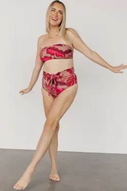 Discount Baltic Born Milos Bikini Top | Red Print