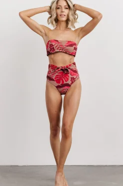 Discount Baltic Born Milos Bikini Top | Red Print