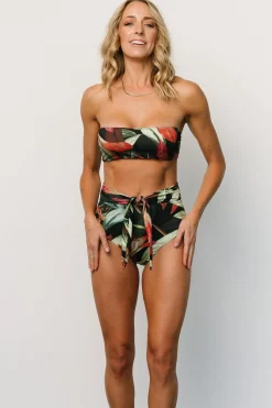 Sale Baltic Born Milos High Waist Bikini Bottom | Midnight Floral