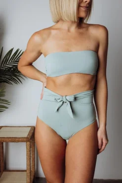Clearance Baltic Born Milos High Waist Bikini Bottom | Sage