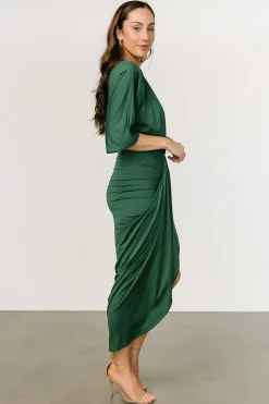 Hot Baltic Born Mimi Midi Dress | Hunter Green