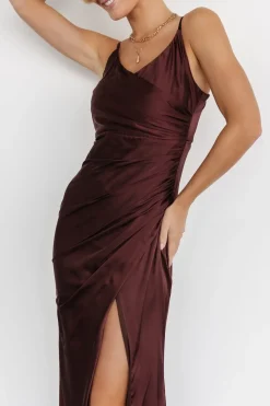 Sale Baltic Born Monet Satin Gown | Clove