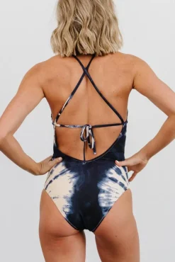 Clearance Baltic Born Mykonos One Piece | Blue Tie Dye
