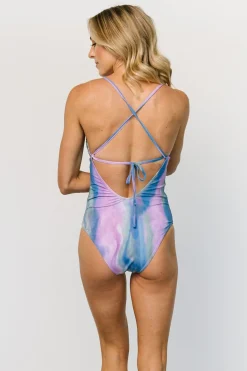 Hot Baltic Born Mykonos One Piece | Purple + Blue