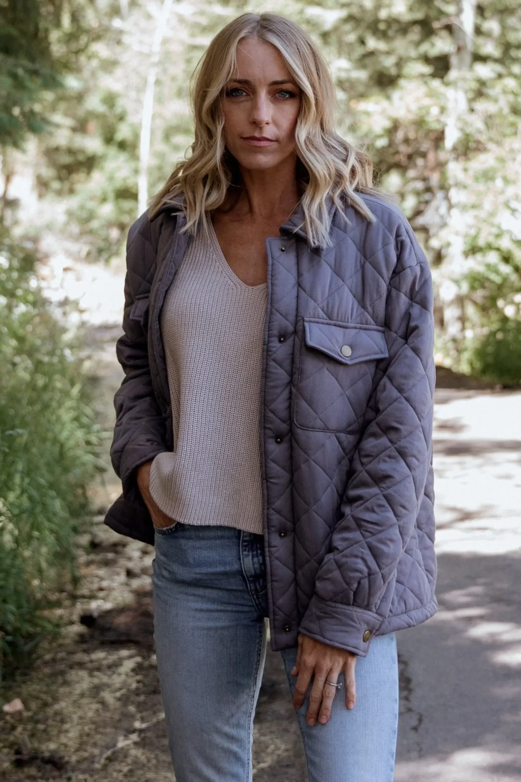 Discount Baltic Born Nadia Button Up Jacket | Slate