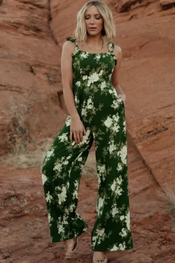 Online Baltic Born Naples Sleeveless Jumpsuit | Olive Multi