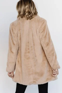 New Baltic Born Narla Faux Fur Coat | Oatmeal