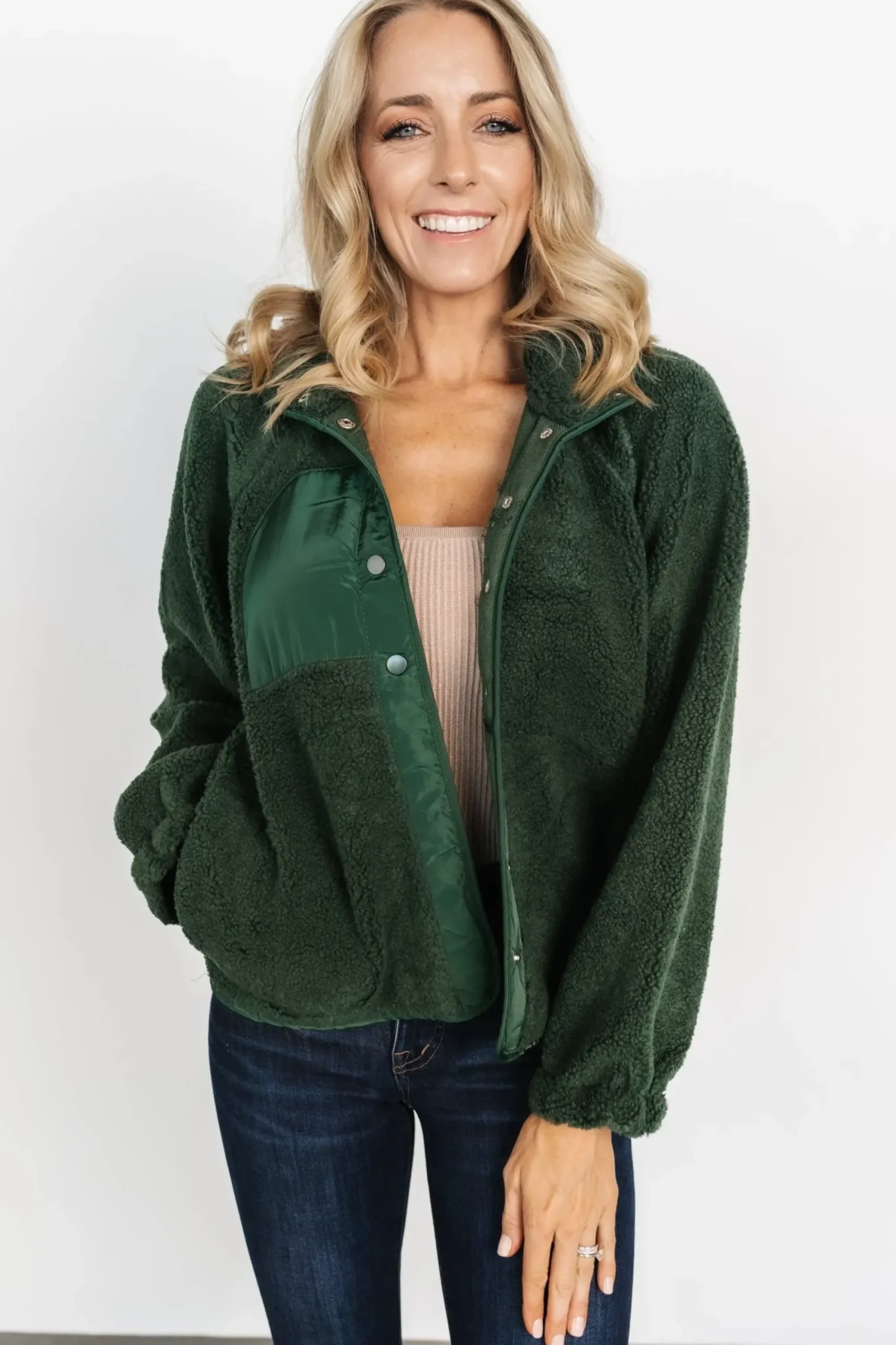 Sale Baltic Born Noah Sherpa Jacket | Hunter Green