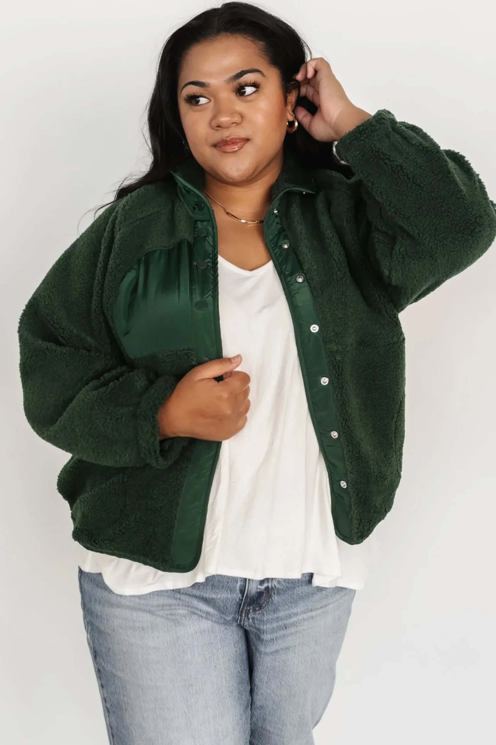 Sale Baltic Born Noah Sherpa Jacket | Hunter Green