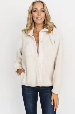 Sale Baltic Born Noah Sherpa Jacket | Ivory