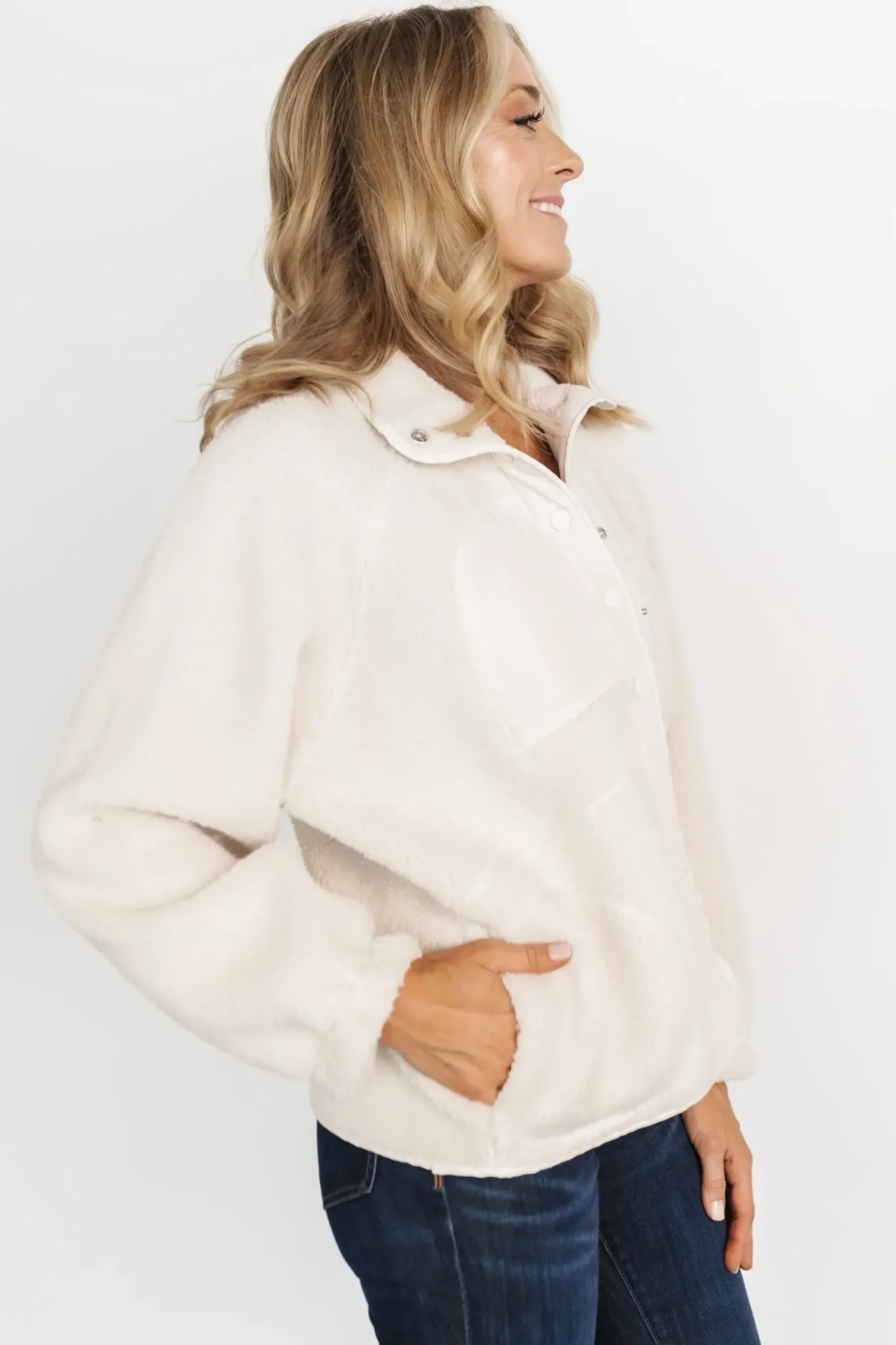 Sale Baltic Born Noah Sherpa Jacket | Ivory