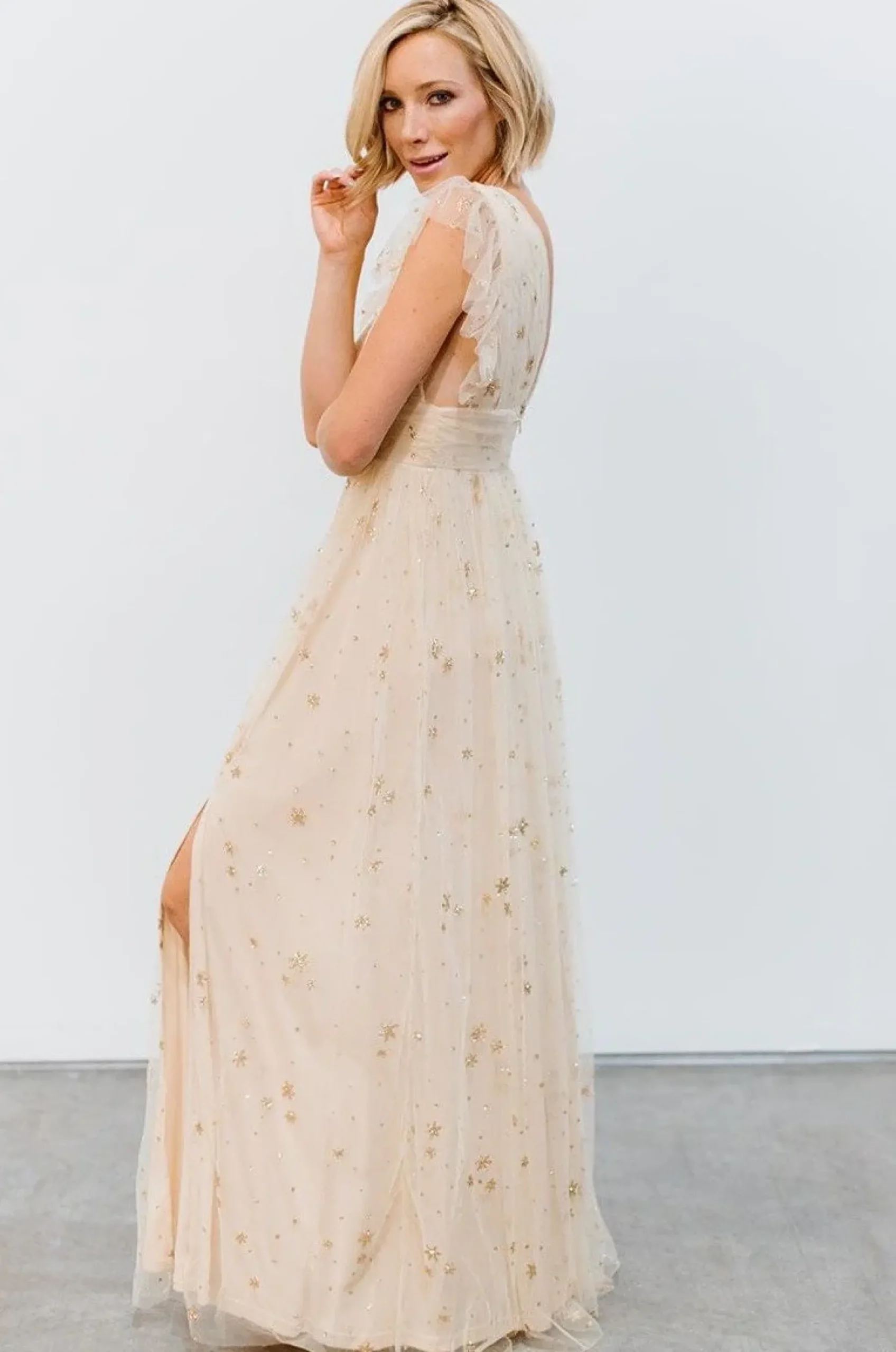 Best Baltic Born Nova Shimmer Maxi Dress | Gold