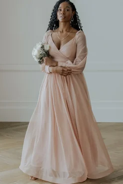 Hot Baltic Born Octavia Shimmer Gown | Blush