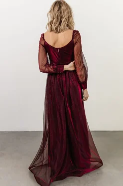 Hot Baltic Born Octavia Shimmer Gown | Mulberry