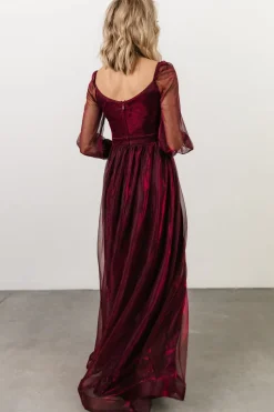 Hot Baltic Born Octavia Shimmer Gown | Mulberry