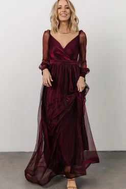 Hot Baltic Born Octavia Shimmer Gown | Mulberry