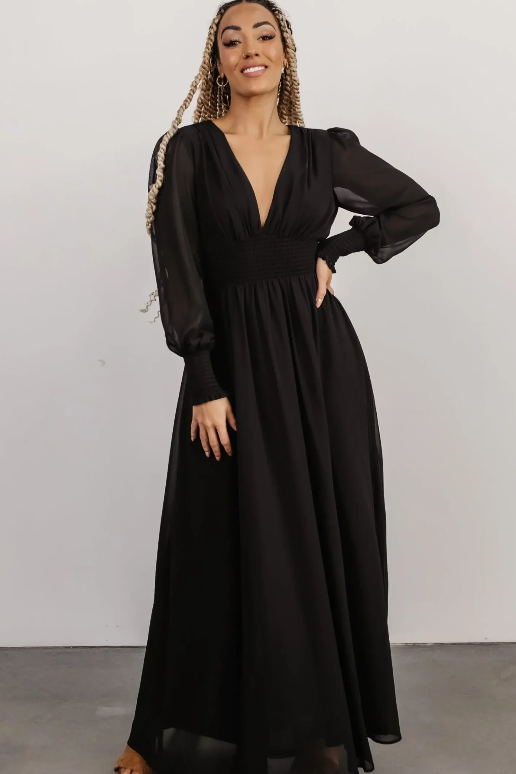 Outlet Baltic Born Olivia Maxi Dress | Black
