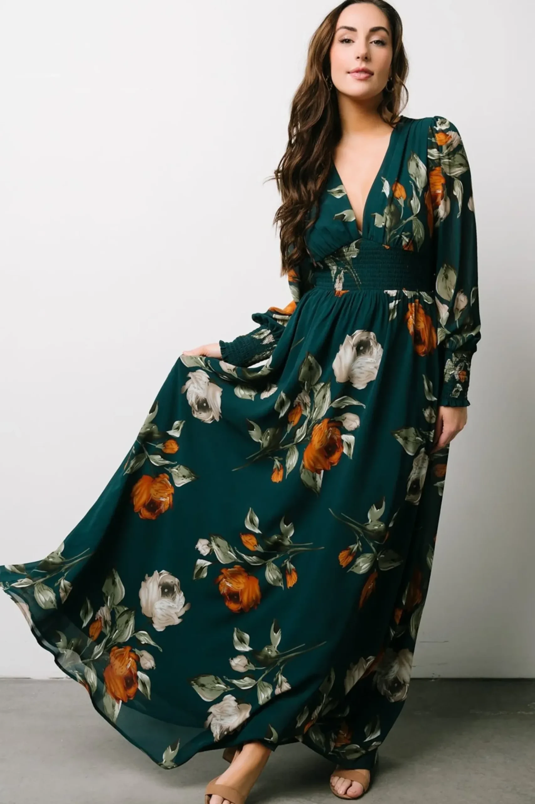 Best Baltic Born Olivia Maxi Dress | Deep Topaz Floral