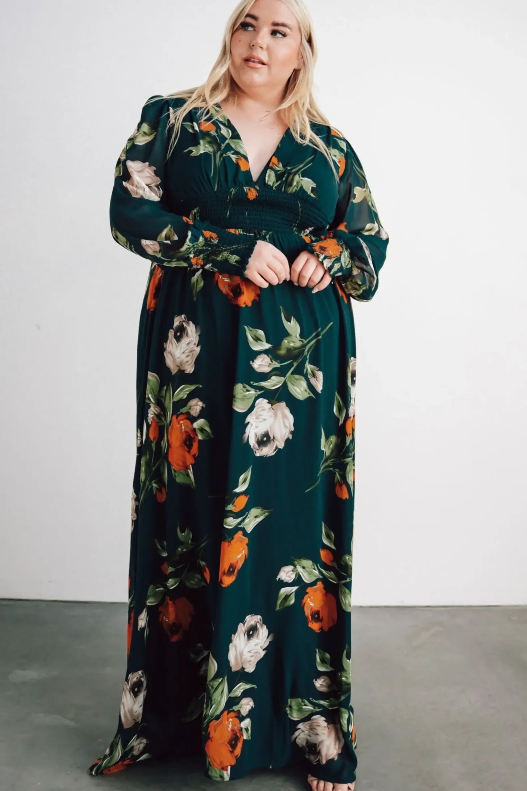 Best Baltic Born Olivia Maxi Dress | Deep Topaz Floral