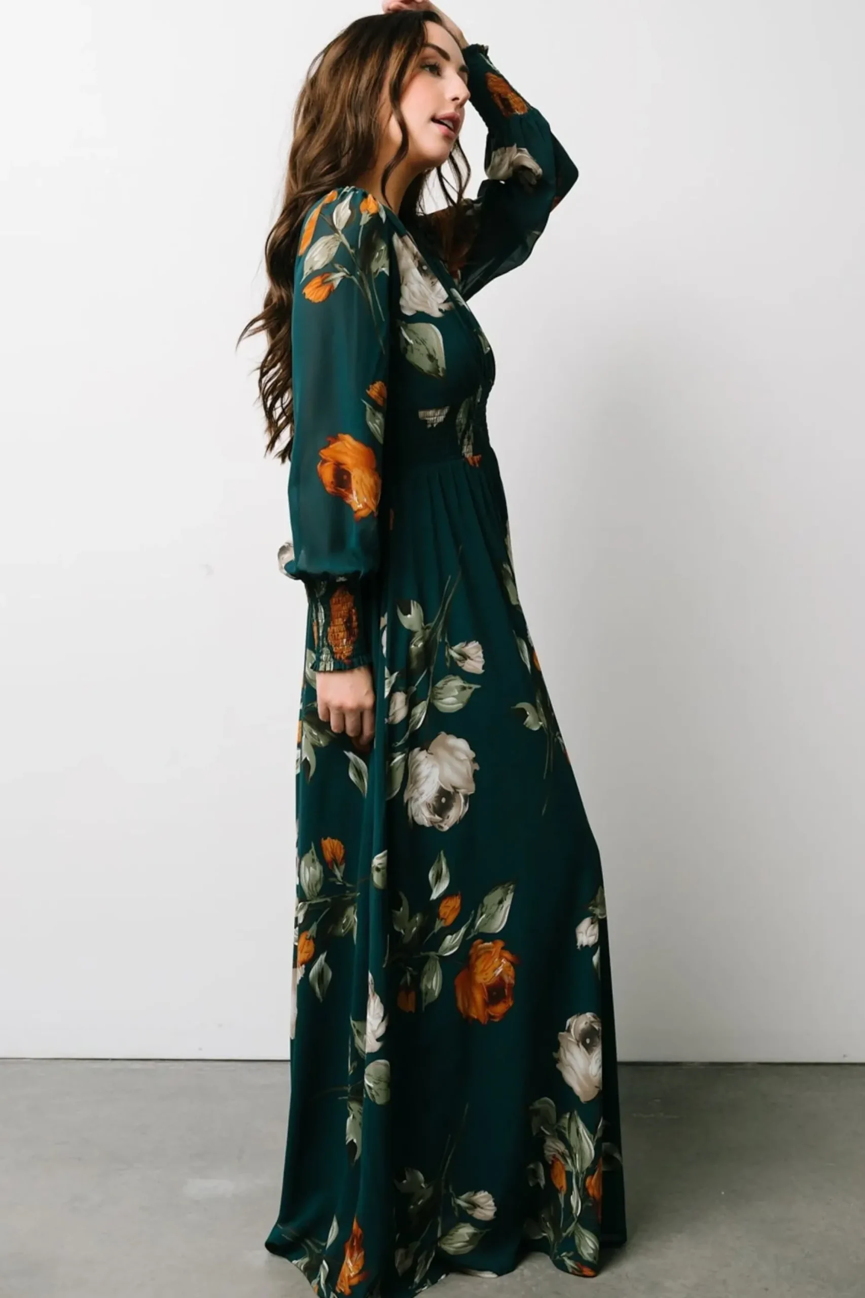 Best Baltic Born Olivia Maxi Dress | Deep Topaz Floral