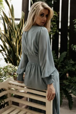 Outlet Baltic Born Olivia Maxi Dress | Dusty Blue