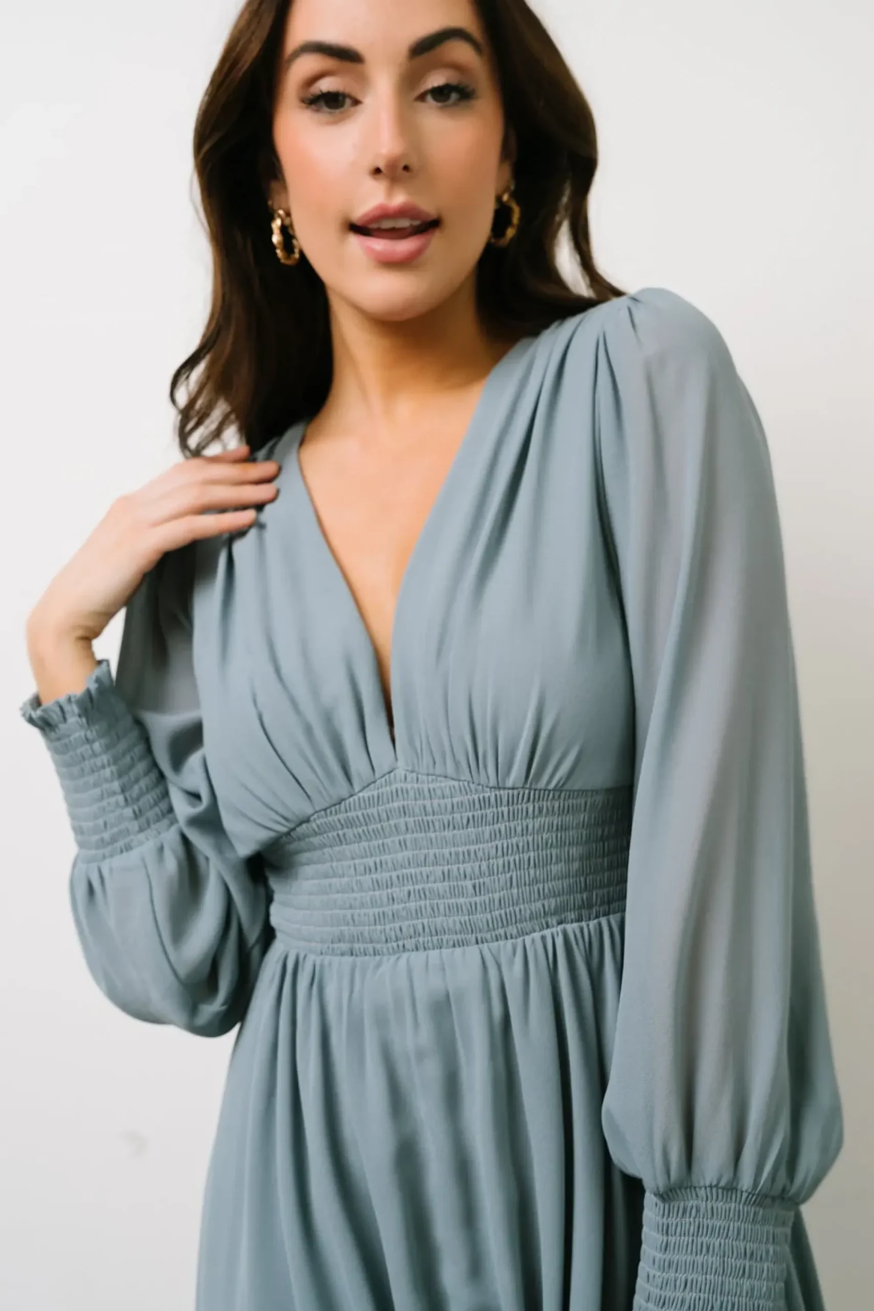 Outlet Baltic Born Olivia Maxi Dress | Dusty Blue