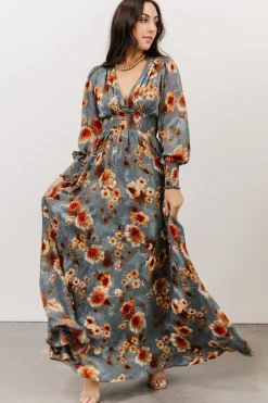 Fashion Baltic Born Olivia Maxi Dress | Slate + Rust Floral